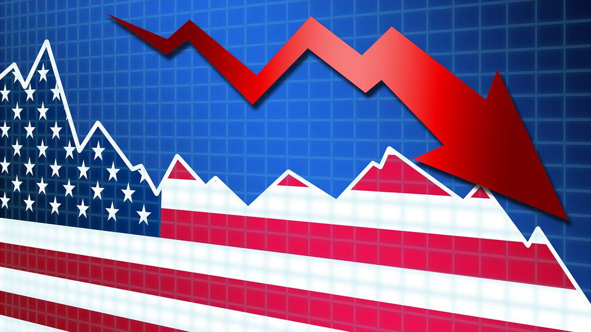 US down trend. recession looms