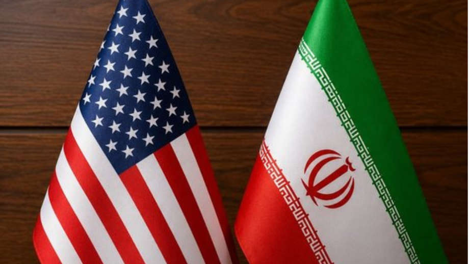 US Iran Peace flag
